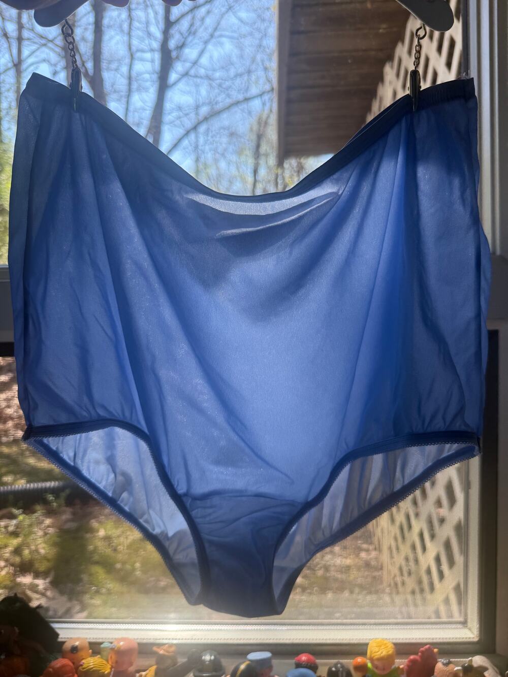 Vanity Fair Perfectly Yours Ravissant Nylon Full Pantie 15712 Blue 7/L